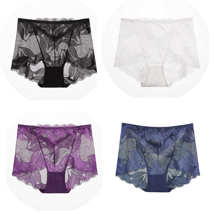 🌸 6-Pack of Handcrafted Silk Lace Underwear for Women 🌸 Elegance You Can Feel — Comfort You Can Trust
