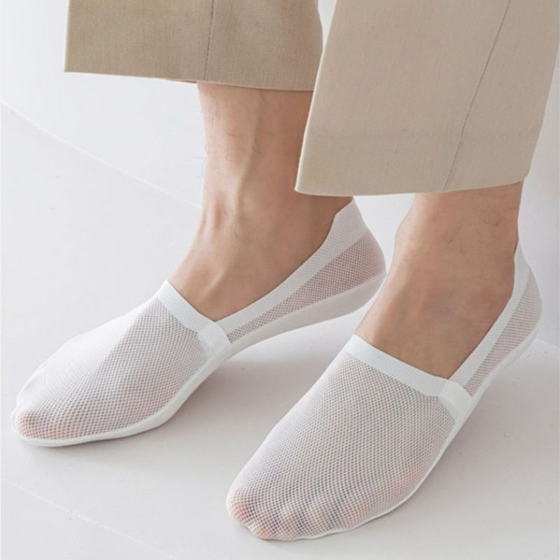 Economical Pack of 7 Pairs of Breathable Invisible Non-Slip Unisex Socks