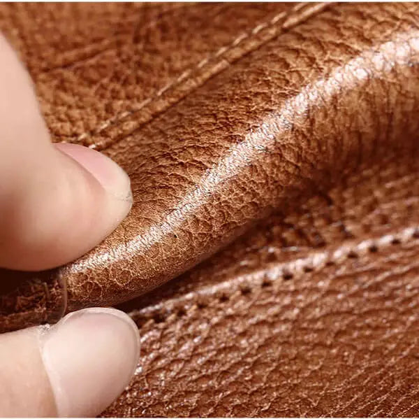 🧲 Men’s Genuine Leather Wallet with RFID Blocking – Elegance Meets Security