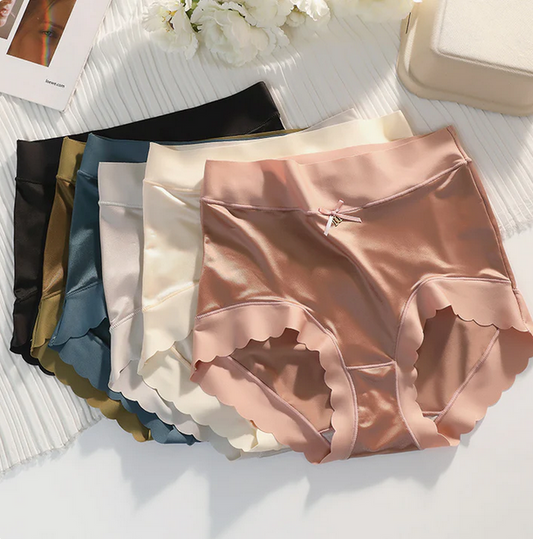 🌸 6-Pack of Breathable, Odor-Control Silk Panties – Soft, Fresh & Luxurious 🌸