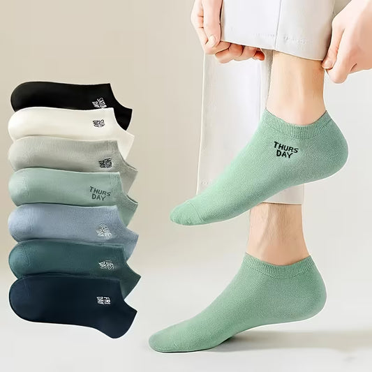 7-Day Ankle Sock Set – Stylish Comfort for Every Day